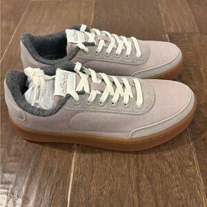 Allbirds Blush and Charcoal Sneakers